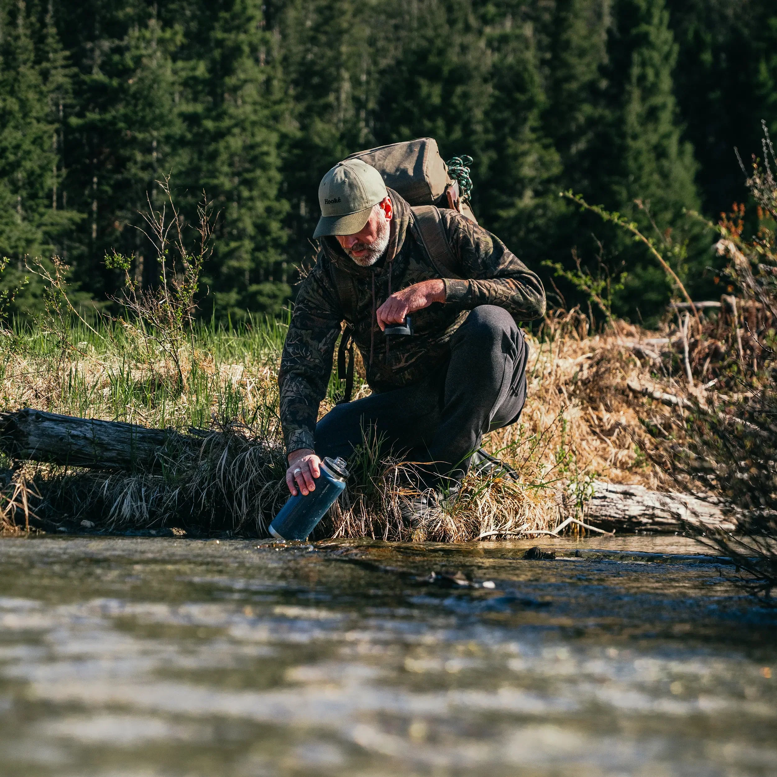 M's Forest Camo Hoodie - Image 2